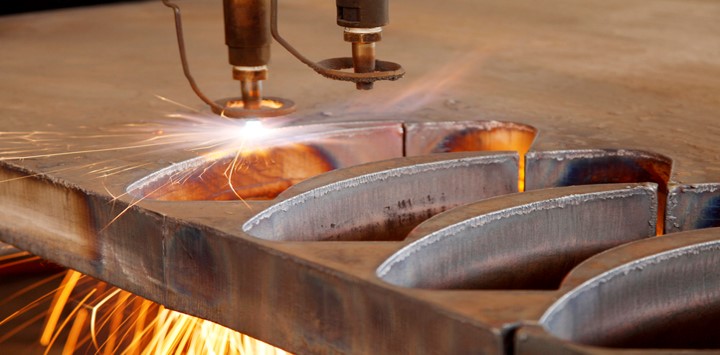 flame cut steel shapes